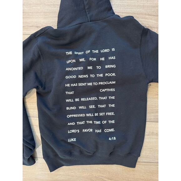 Christian Religious Faith Hoodie Hooded Sweatshirt Mens Women’s S Small Graphic - Picture 2 of 2